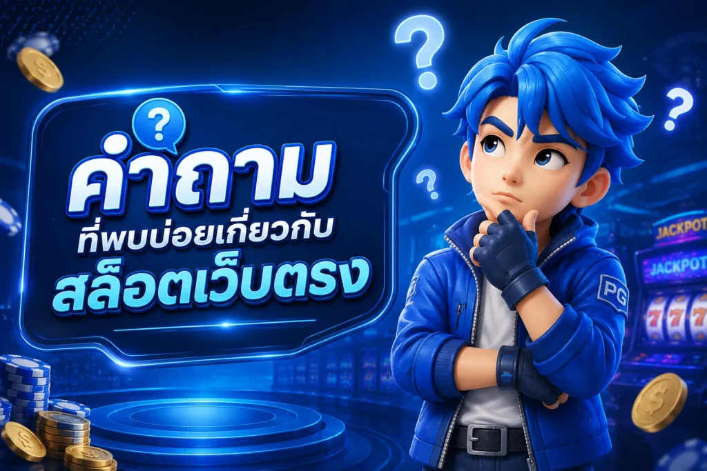 คำถามที่พบบ่อยเกี่ยวกับสล็อตเว็บตรง​