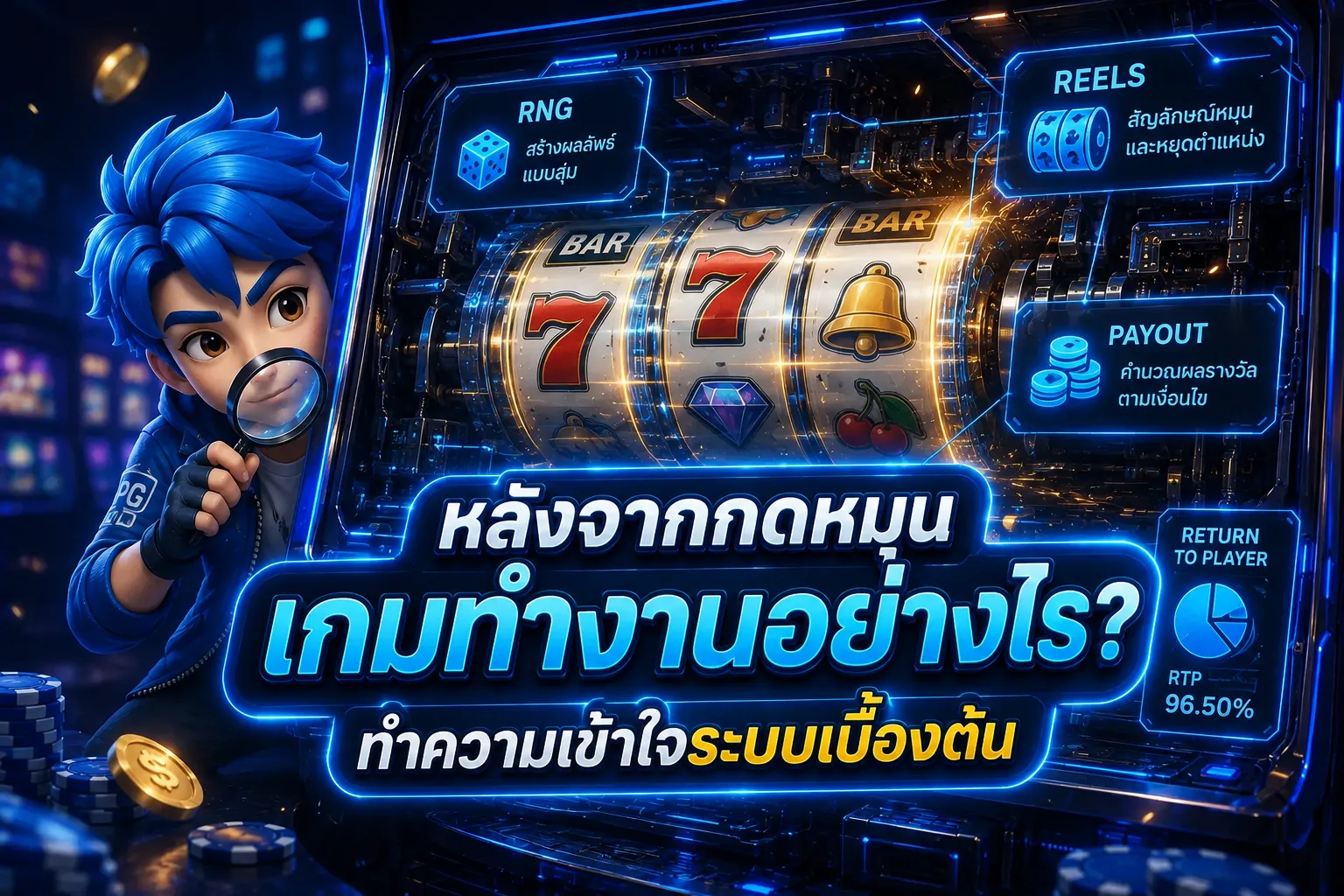 หลังจากกดหมุน เกมทำงานอย่างไร ทำความเข้าใจระบบเบื้องต้น